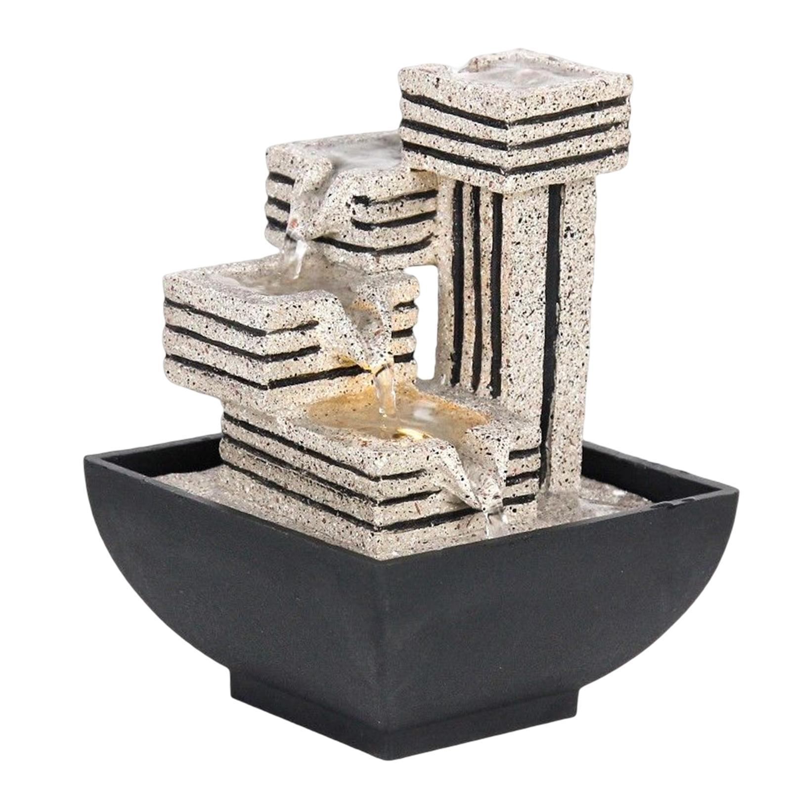 Indoor Water Fountain Waterfall Fountains Tabletop Fountain for Ornaments