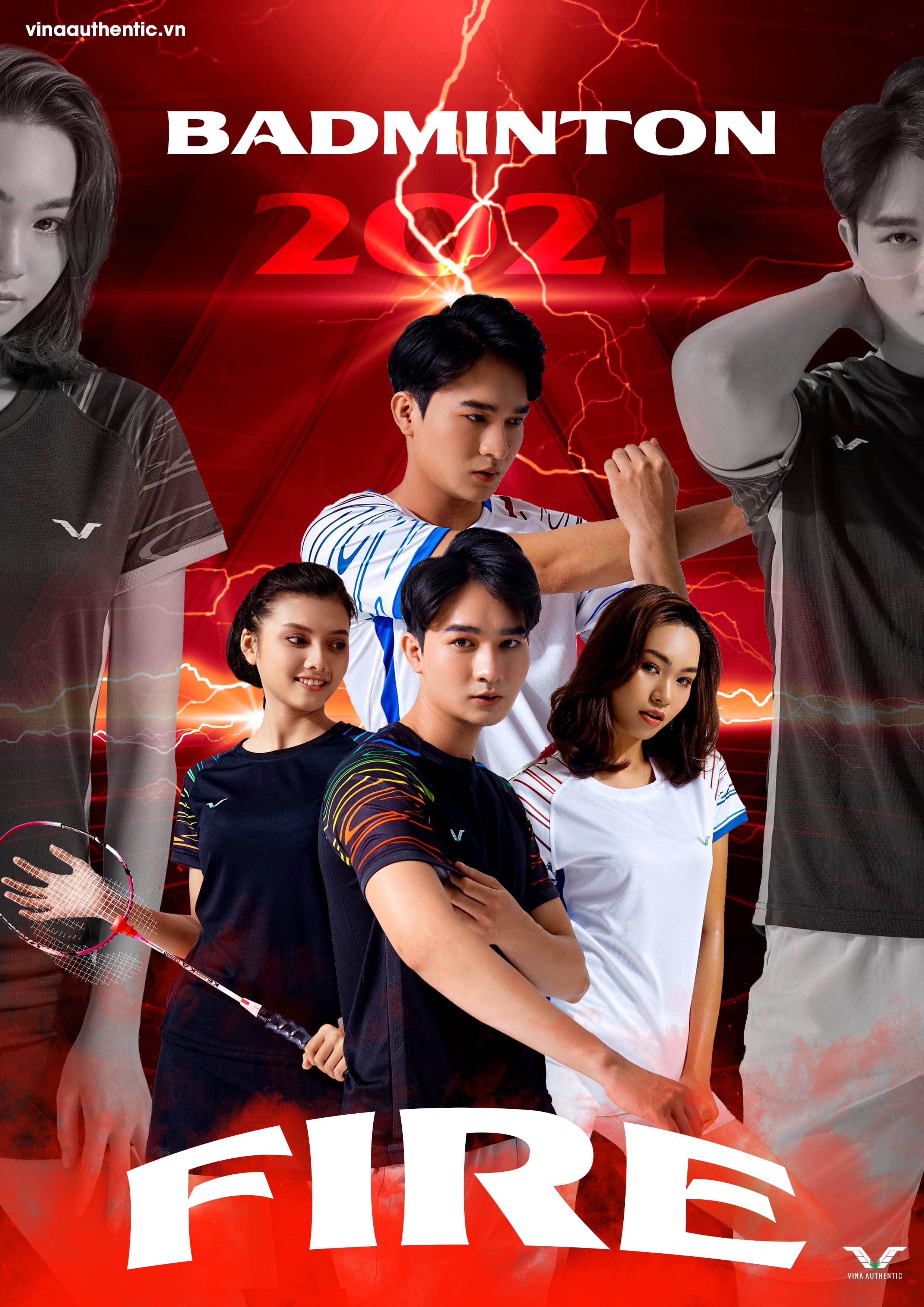 Set bộ thể thao cầu lông nam badminton NEW02, cao cấp, chất lượng, chuẩn form