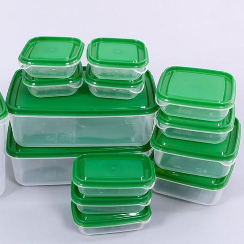 Bộ Hộp Nhựa Đựng Thức Ăn 17 Món Hàng Cao Cấp Tiện Dụng