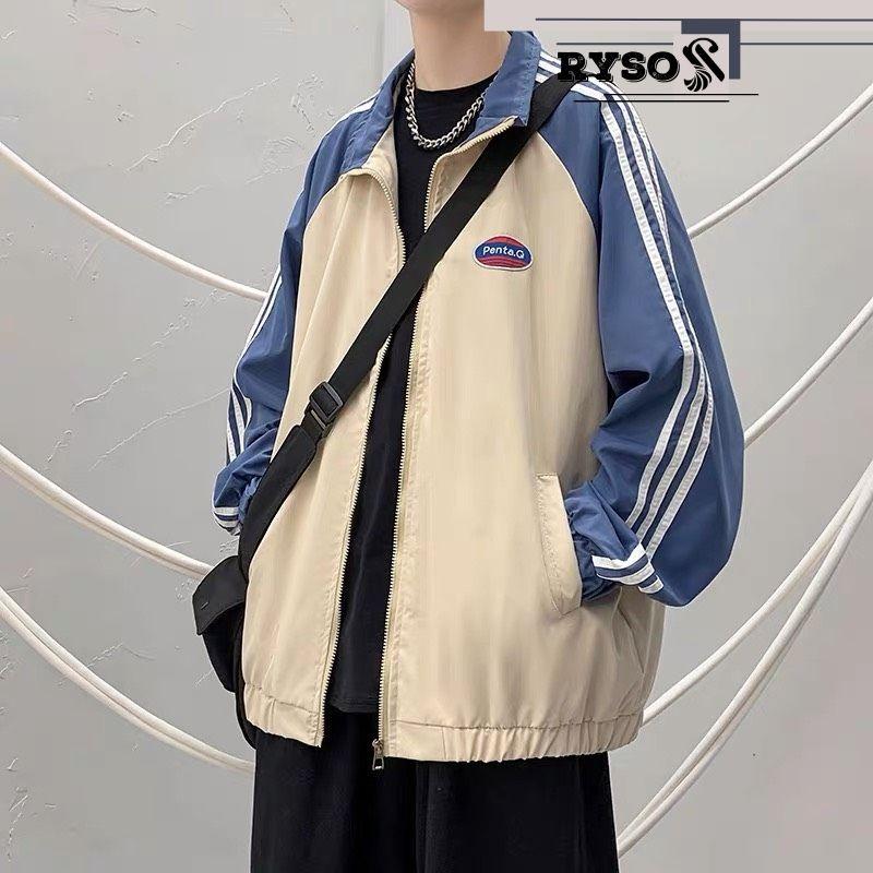 Áo khoác dù dáng bóng chày form rộng unisex phong cách năng động, Áo jacket chui đầu unisex form rộng cực đẹp, Áo khoác dù nam nữ cao cấp
