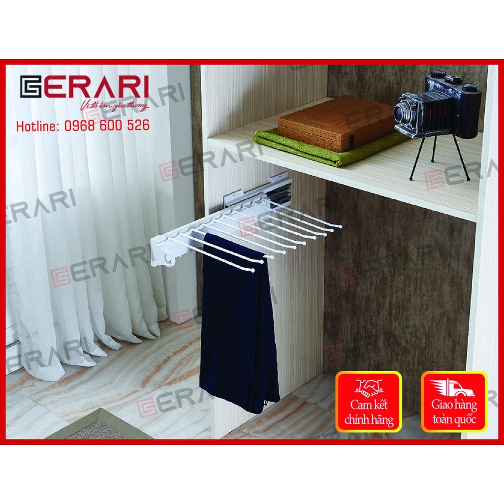 Giá vắt quần âu ray giảm chấn mã WH014-1/WH014-2/WH014-3 dòng thời trang White cao cấp thương hiệu Gerari