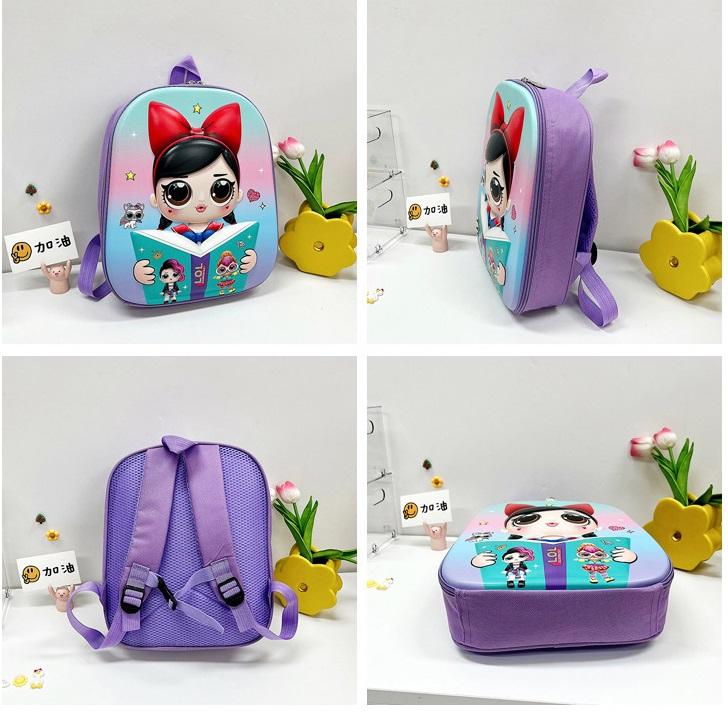 Ba Lô 3D Đi Học Cho Bé Mầm Non &amp; Mẫu Giáo 2-6 Tuổi Mẫu Đọc Sách BLT28