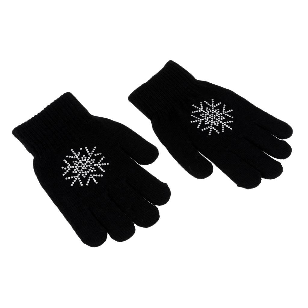 2-Pair Skating Gloves Stretch Gloves Outdoor