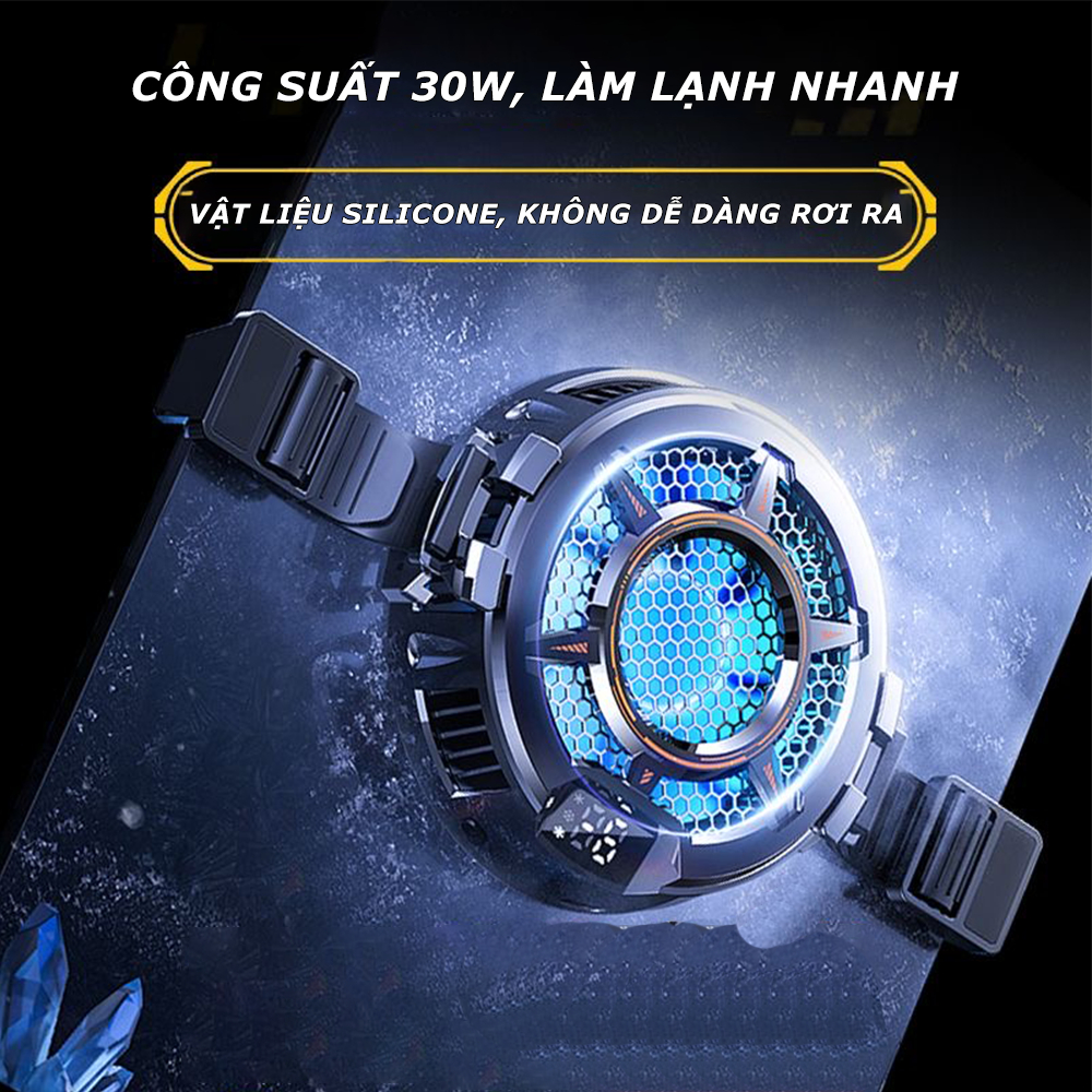 Quạt Tản Nhiệt Sò Lạnh Cho Máy Tính Bảng Tablet CX05 Làm Mát Nhanh 30W Hút Từ Tính Hoặc Kẹp Lưng
