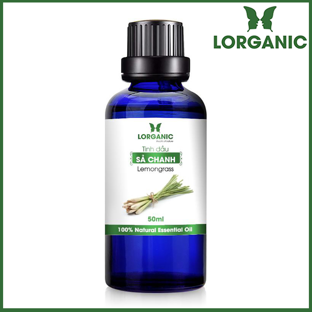 Combo Tinh Dầu Sả Chanh Lorganic + Quế Lorganic (50ml / Chai)