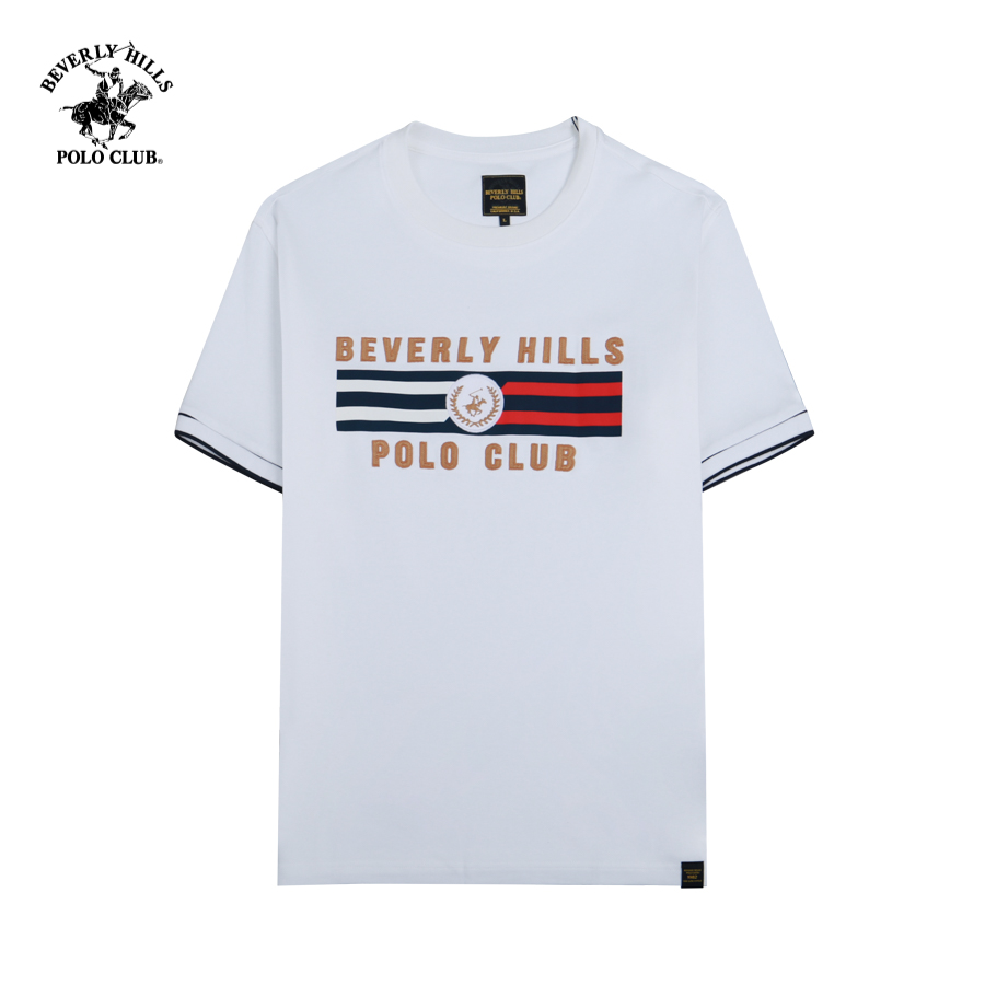 Áo Tshirt Ngắn tay Nam Beverly Hills Polo Club Regular Fit -TSMRSS23TL063 WT WHITE