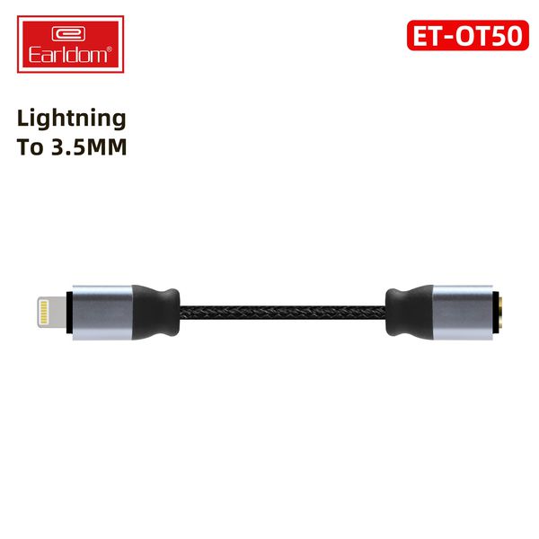 Jack Chuyển Từ Lightning Sang 3.5mm Earldom OT50 - Hàng Chính Hãng