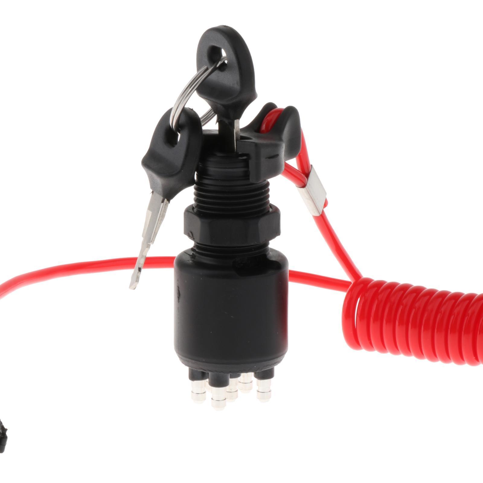 Ignition Key Switch 5005801 Replace Parts for Bombardier Outboard Motor