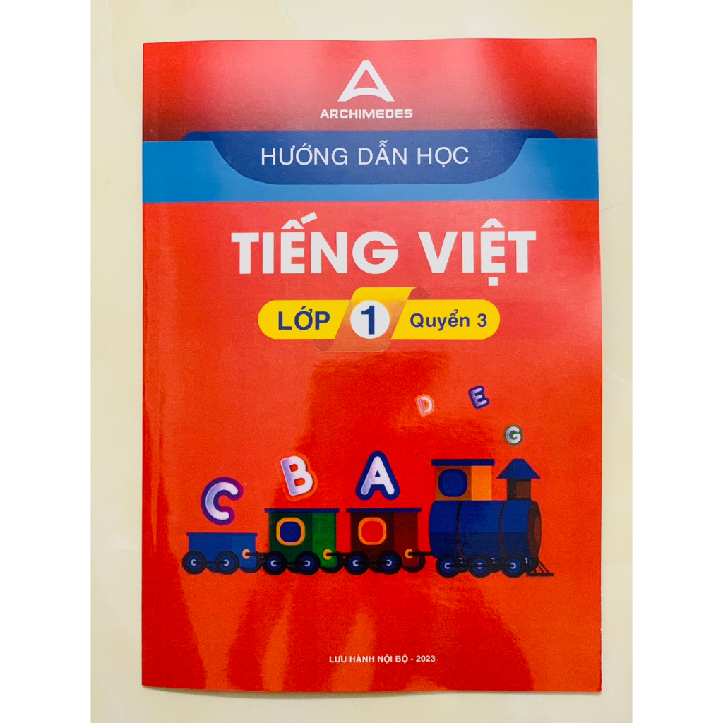 Sách - Combo 4 cuốn Hướng dẫn học tiếng việt lớp 1 (trường Archimedes school )