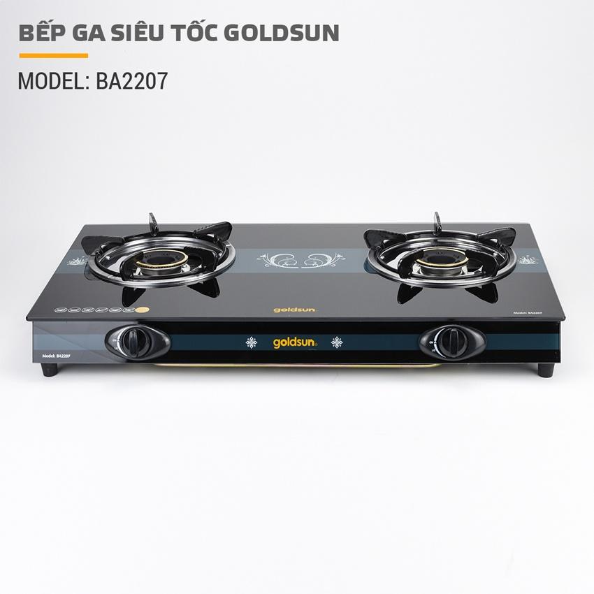 Bếp Gas Goldsun BA2207, lửa mạnh, nấu nhanh - Hàng chính hãng