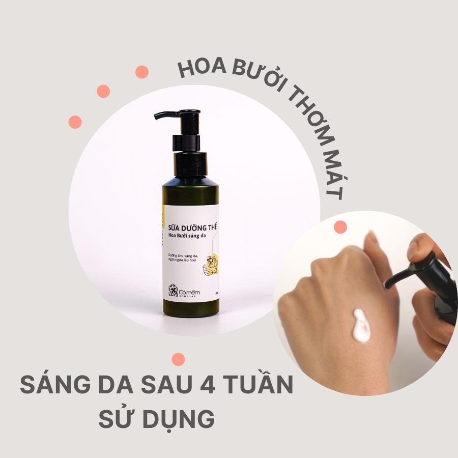 Sữa Dưỡng Thể Hoa Bưởi Sáng Da Dưỡng Ẩm Ngăn Ngừa Lão Hoá Cỏ Mềm 150ml