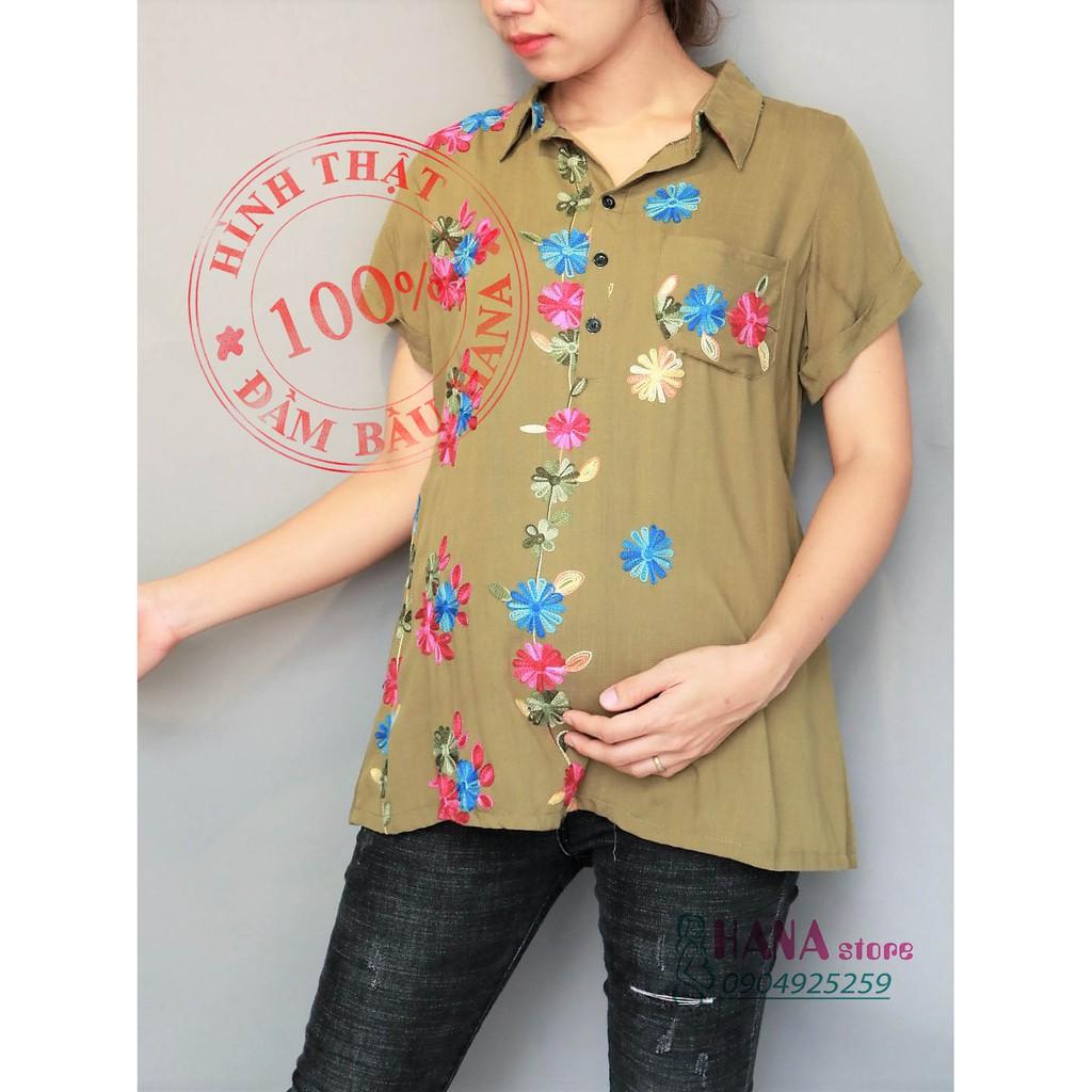 Áo Bầu Thời Trang Công Sở Đẹp Xinh