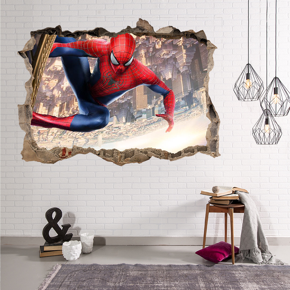 Decal Dán Tường Avengers Siêu Anh Hùng Người nhện - Decal Spider Man mẫu 8