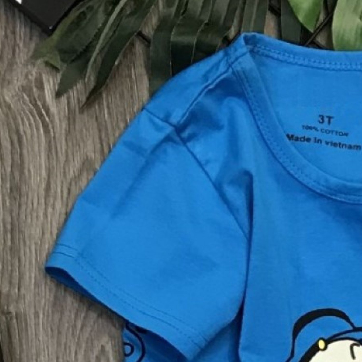 A0003116 Áo thun bé trai in mặt cười ngộ nghĩnh, thun cotton 100%, từ 30-40kg, A0003016