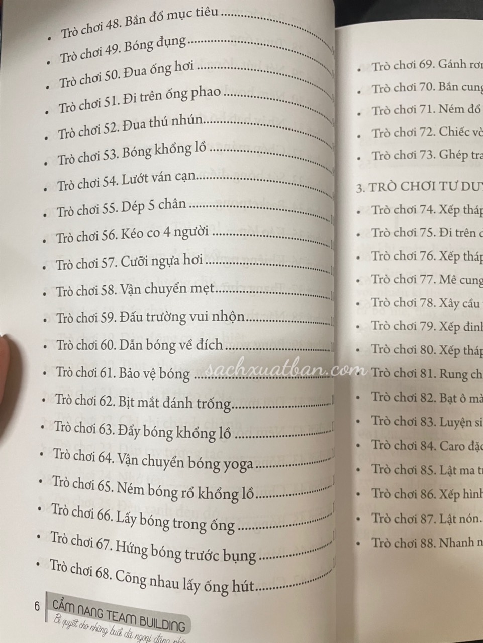 Sách Cẩm nang Team Buiding