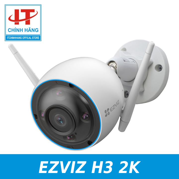 CMR Wifi Ezviz H3 2K Hỗ trợ Phát hiện dáng người/xe bằng công nghệ AI, Phát hiện chuyển động - Hàng chính hãng