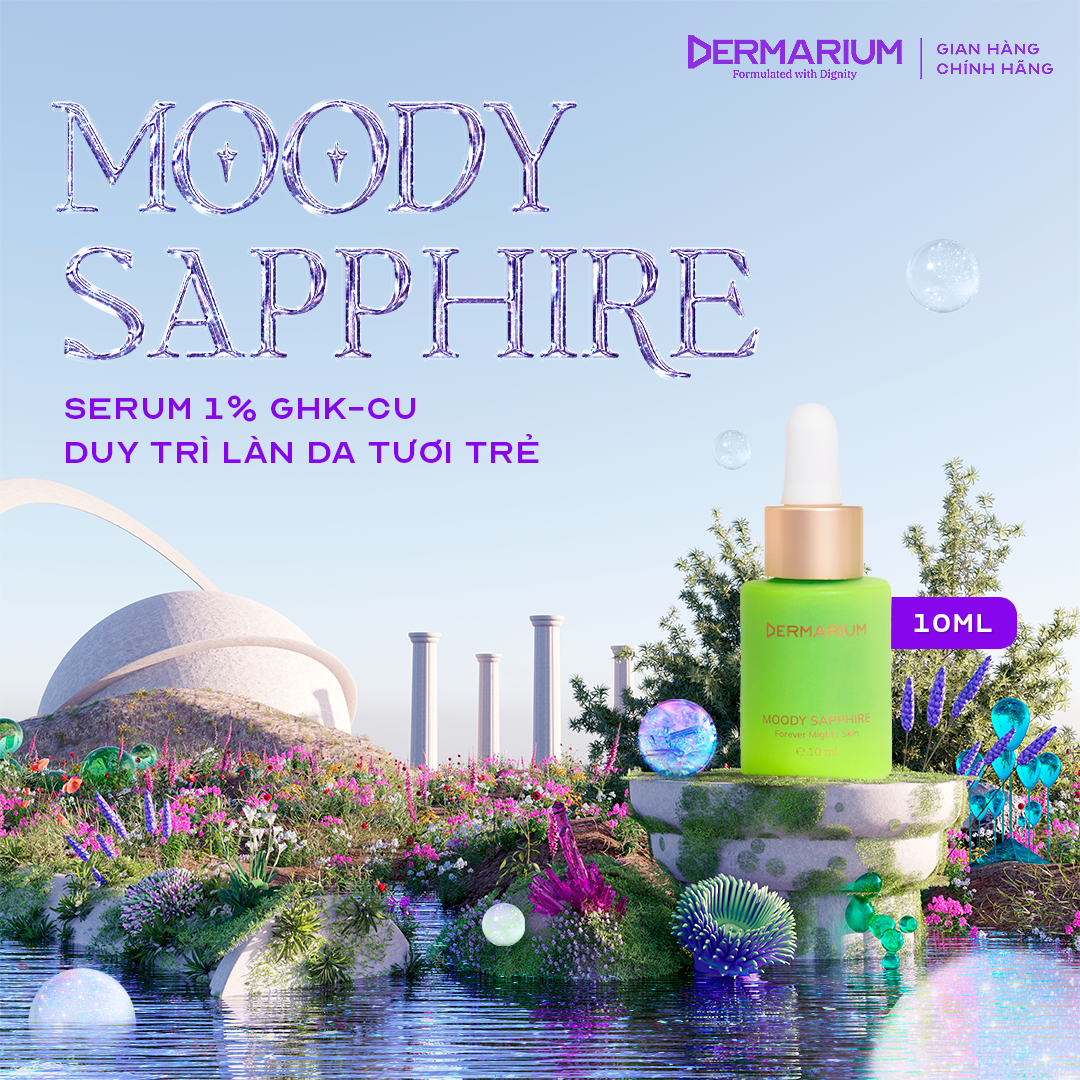 Serum (Tinh Chất) Đồng Chống Lão Hóa Moody Sapphire Dermarium