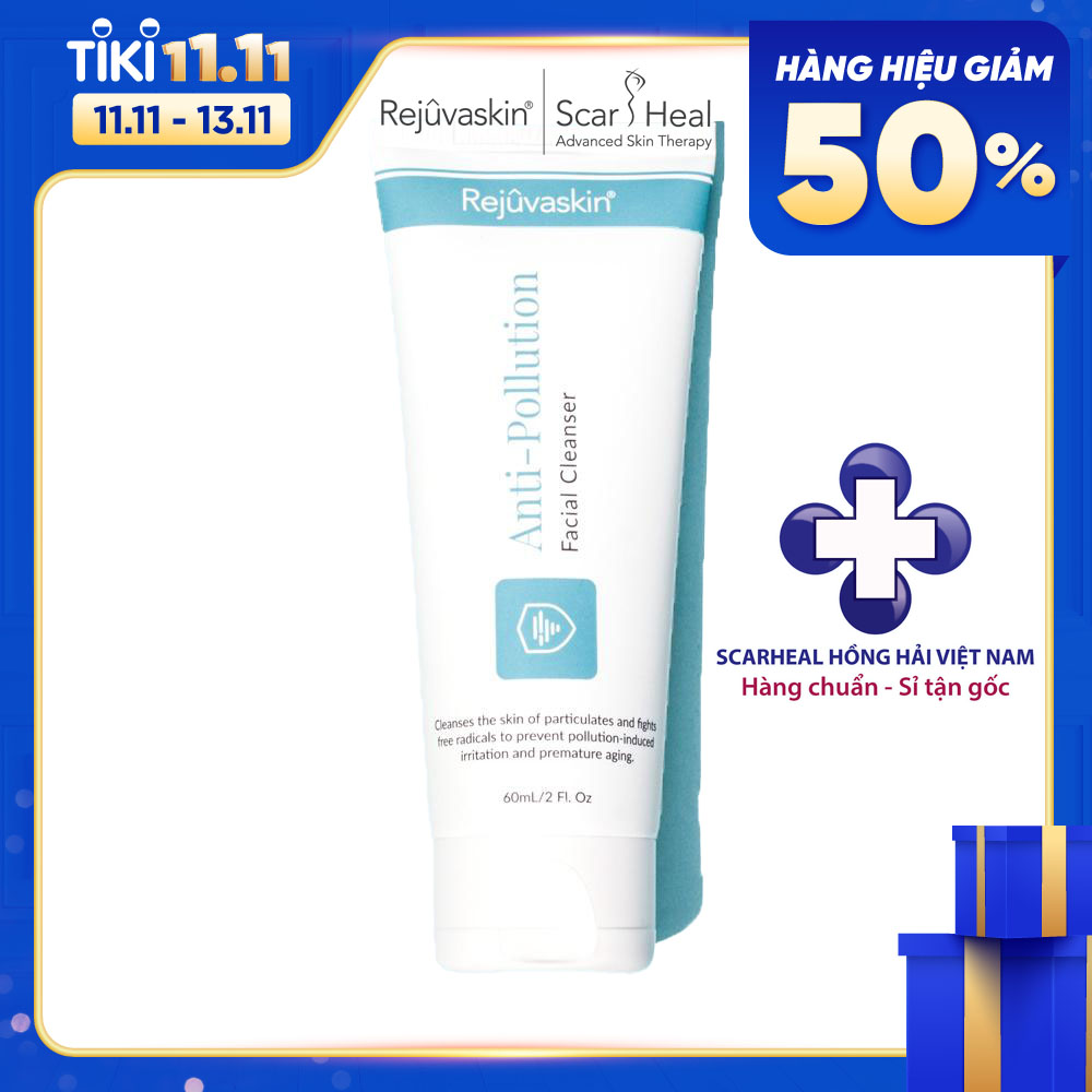 Sữa rửa mặt chống ô nhiễm REJUVASKIN Anti-Pollution 60ml