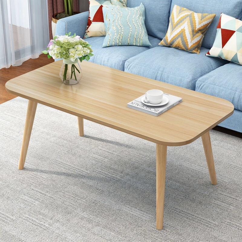 Bàn trà, bàn sofa hình chữ nhật vintage loại lớn 100x48cm ngồi bệt hoặc ngồi cao với ghế sofa chân gỗ tự nhiên chắc chắn