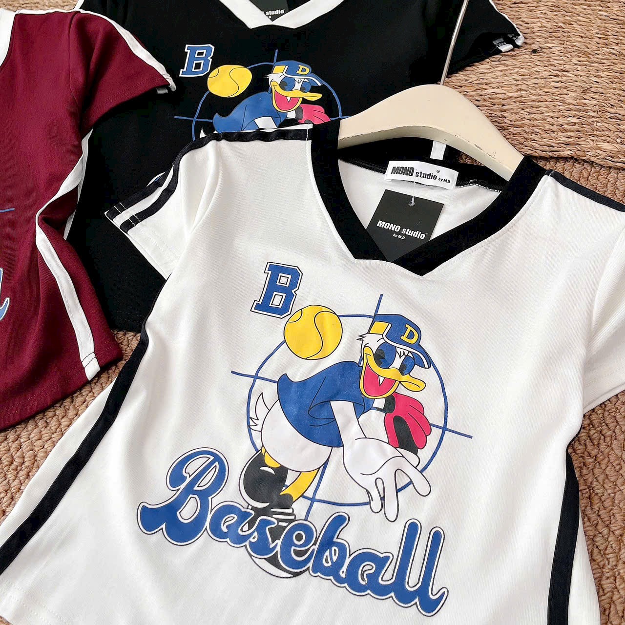 Áo Thời Trang Nữ BabyTee Thun Lạnh Mềm Mại Mẫu Vịt Donald Dễ Thương