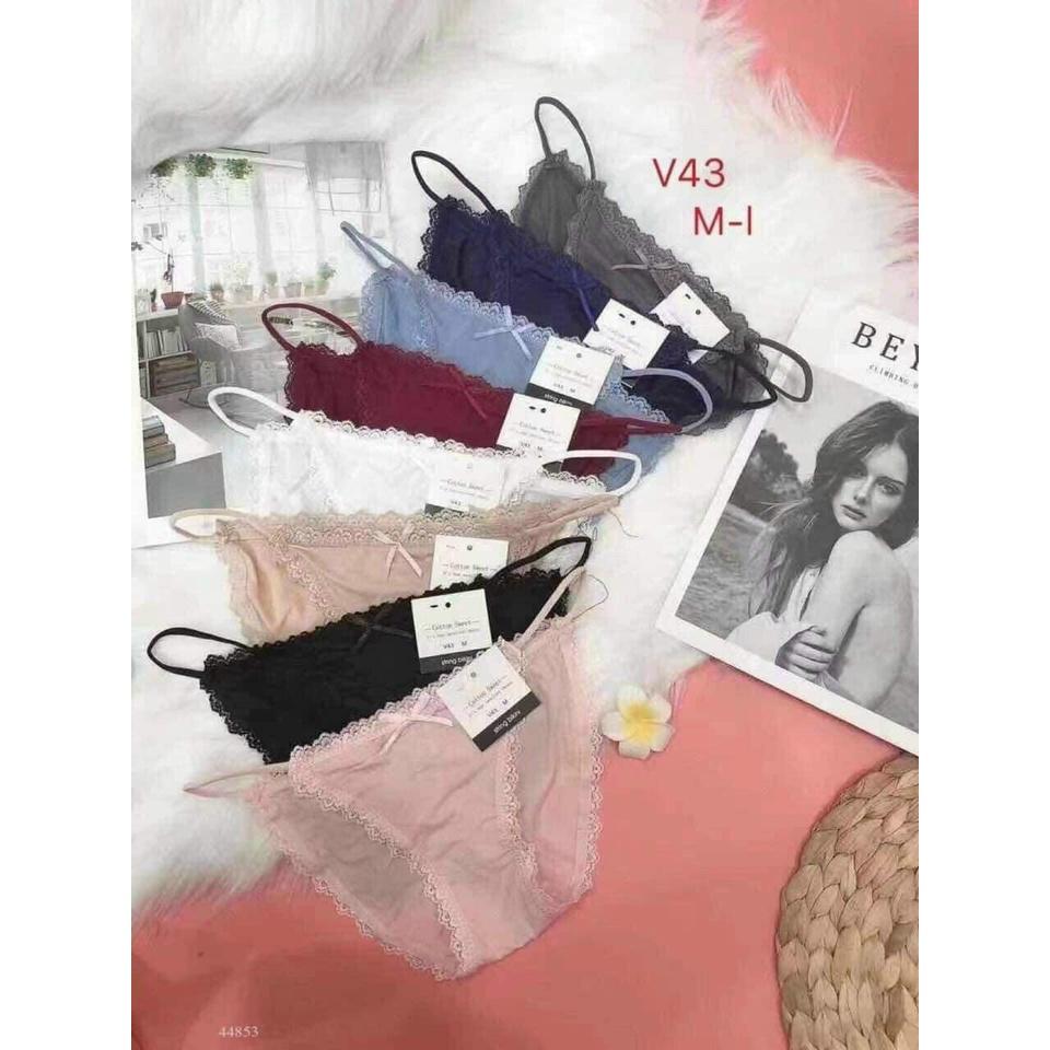 Quần Lót Nữ Lọt Khe Cotton Thun Lạnh Dây Sexy