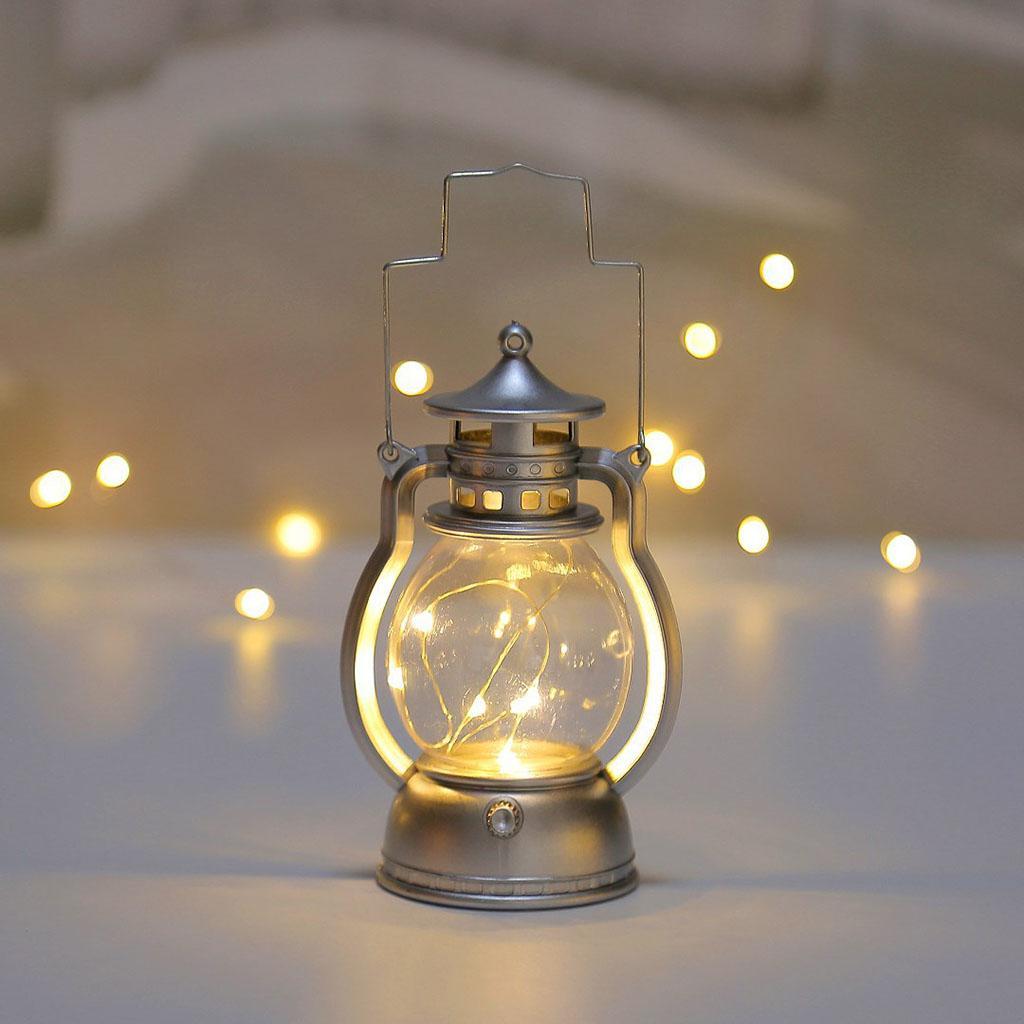 2-6pack Decorative Oil Lamp Christmas LED Lantern Lamp Hanging Lantern for Home