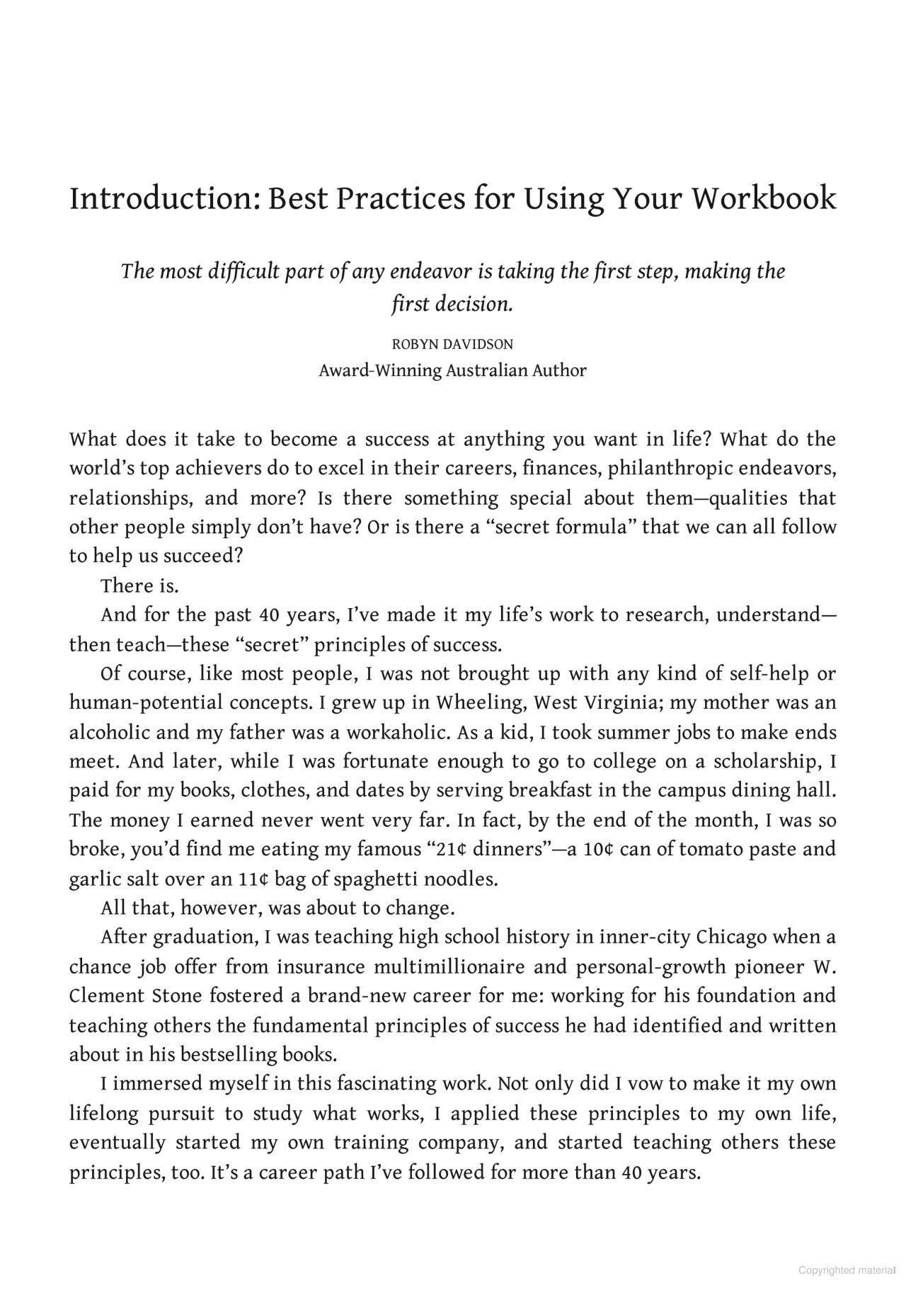 Sách ngoại văn: The Success Principles Workbook