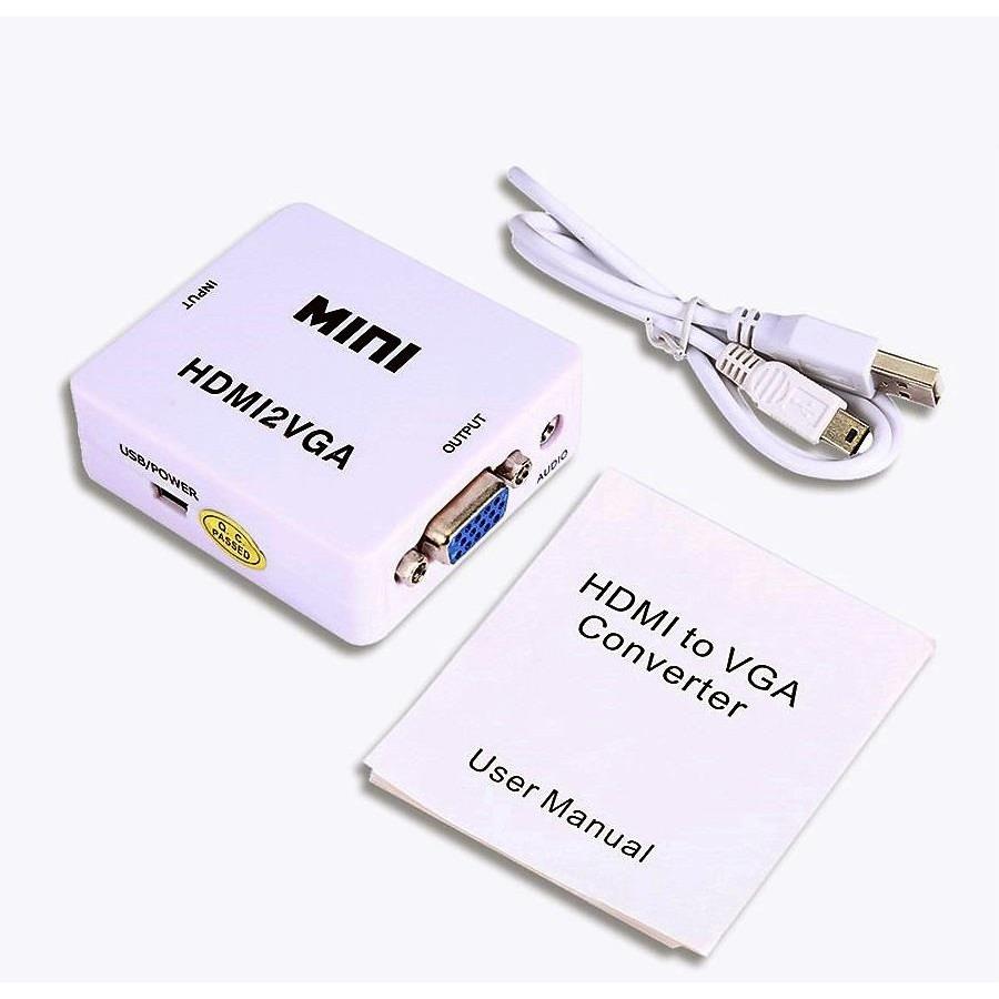 Hộp HDMI to VGA converter HDMI2VGA