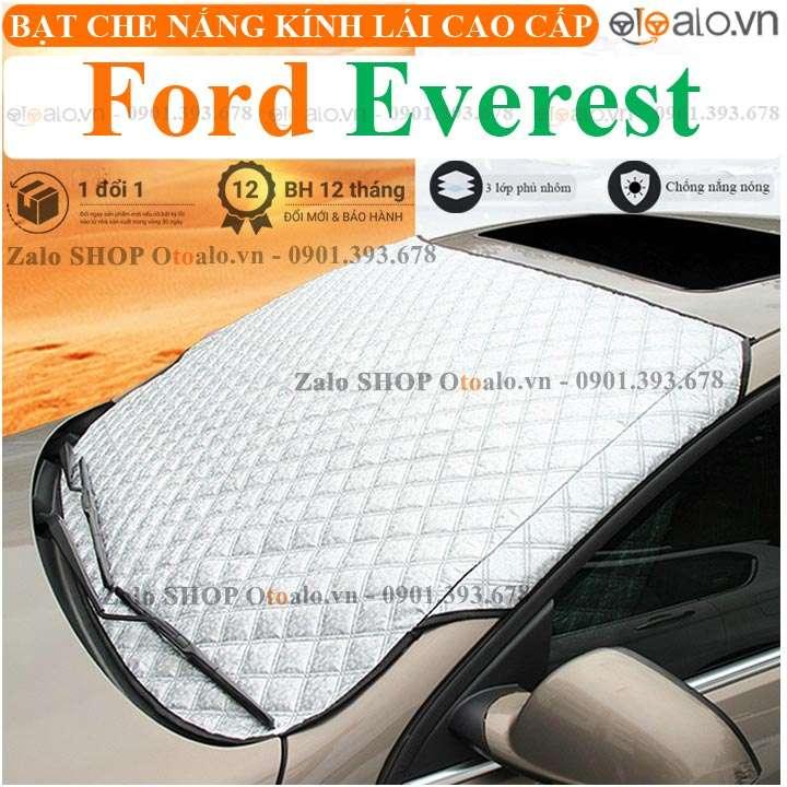 Tấm che chắn nắng nóng kính lái xe ô tô Ford Everest 3 Lớp Cao Cấp - OTOALO