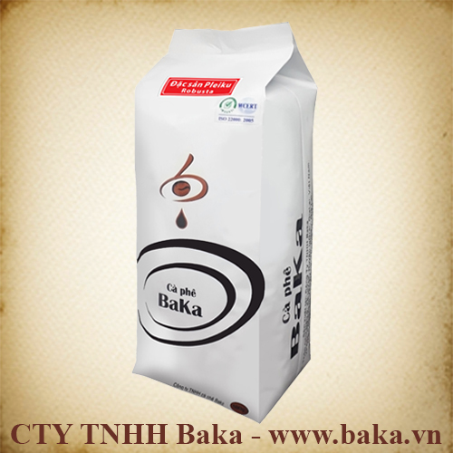 Cà Phê Nguyên Chất Baka - Robusta (Bì 500g)