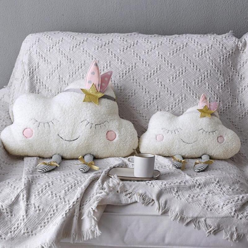 Trẻ em Đồ Chơi Sáng Tạo Dễ Thương Cloud Sang Trọng Gối Phòng Cho Bé Sự Thoải Mái Búp Bê Trang Trí Cửa Sổ Đệm Trẻ Em Quà Tặng Sinh Nhật