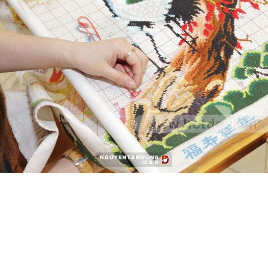 Tranh thêu Lộc Lúa 53195 kích thước 40 x 60 cm - chưa thêu