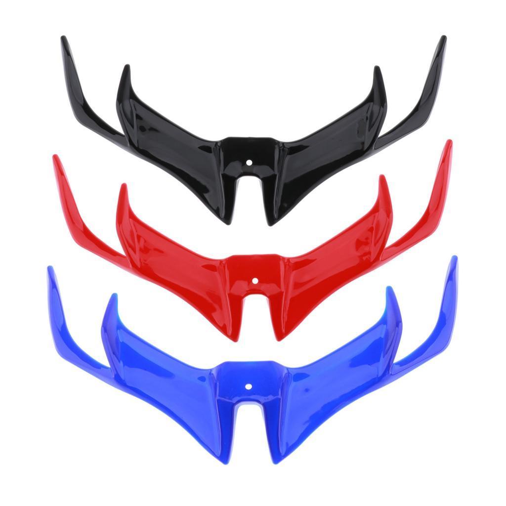 2xABS Front Fairing Aerodynamic Winglets for YAMAHA YZF R15 V3.0 17 18 Black
