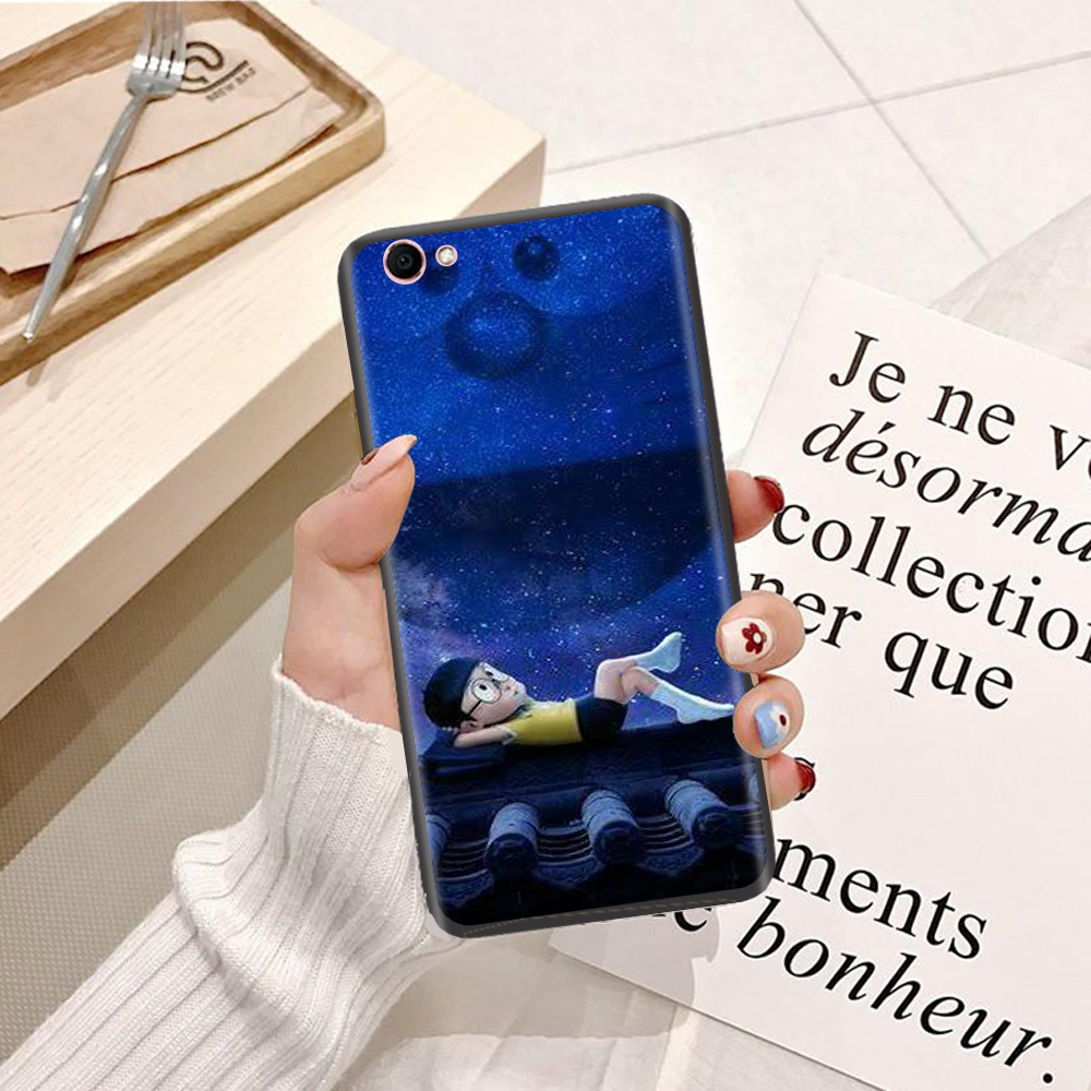 Ốp lưng điện thoại Vivo V5 viền silicon dẻo TPU hình Doremon Làm Duyên - Hàng chính hãng