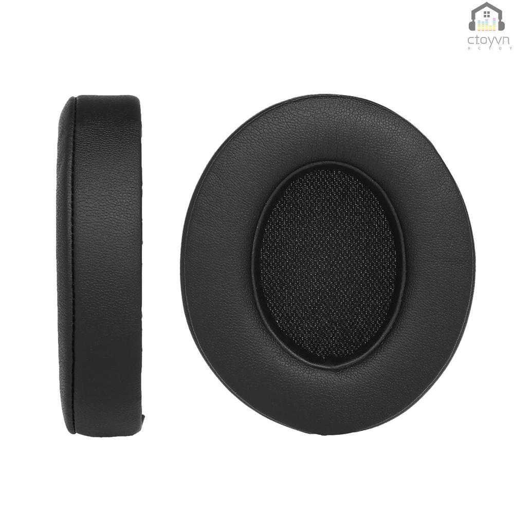 Set 2 miếng đệm tai nghe thay thế màu đen cho tai nghe không dây Beats Studio