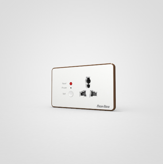 Ổ cắm âm tường chống giật Model: OCAT01 1C/16A