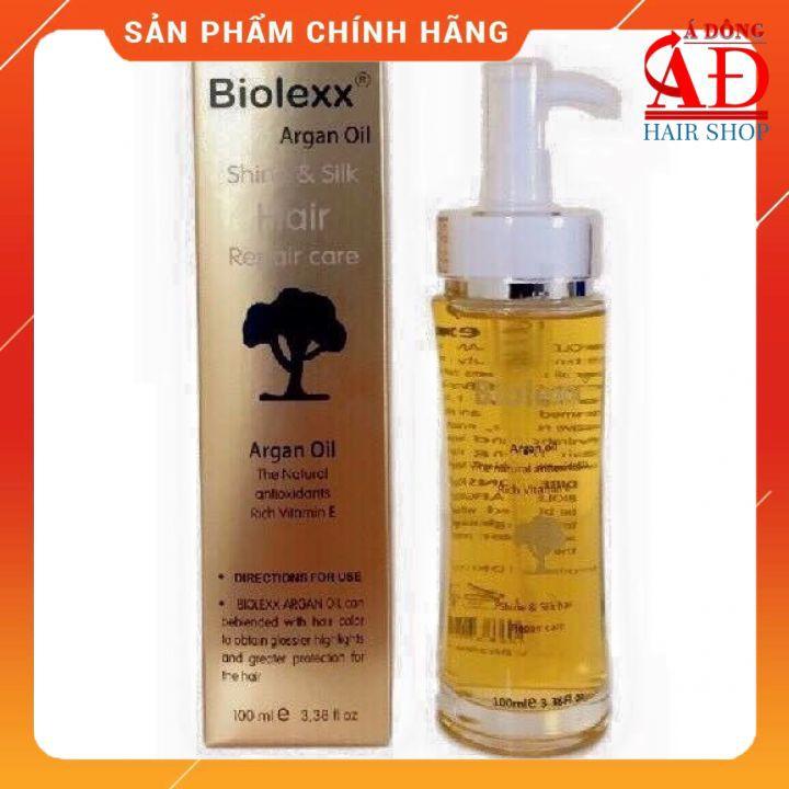 TINH DẦU DƯỠNG BÓNG PHỤC HỒI TÓC BIOLEXX ARGAN OIL chính hãƞg ITALY 100ML + Gội xả gói Karseell 15ml