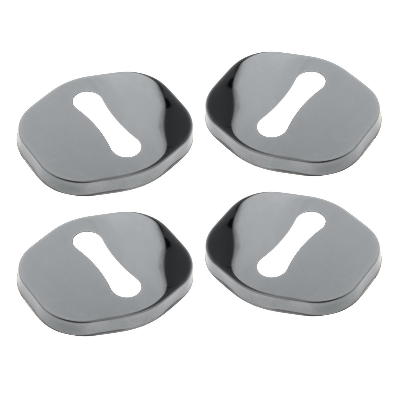 4Pcs Car Door Lock Cover Decor Metal for Byd Yuan Plus Atto 3