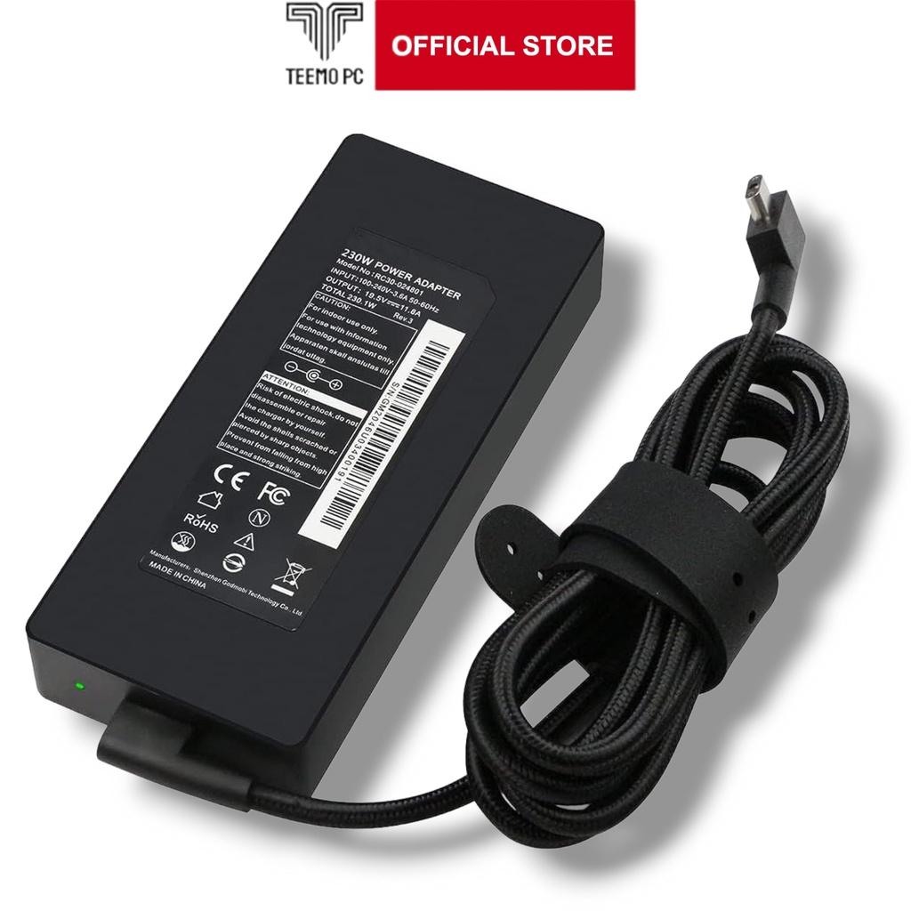 Sạc Tương Thích Cho Laptop Razer Blade Pro 17 Laptop Power Supply Adapter Cord 230w- Hàng Nhập Khẩu New Seal TEEMO PC X53
