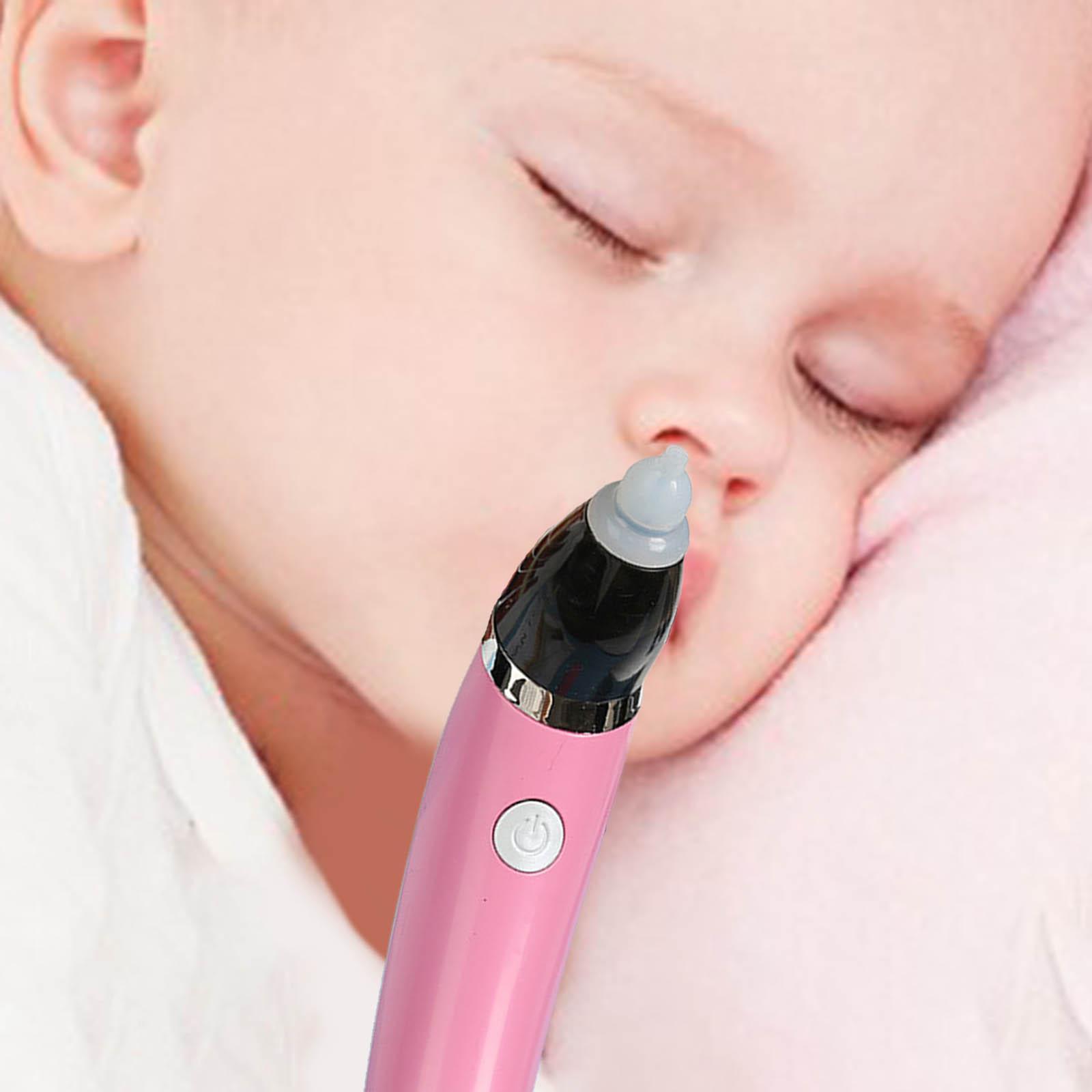 Baby Nasal Aspirator Safety with Replacement Suction Nozzles Suction for Mucus Babies Toddlers