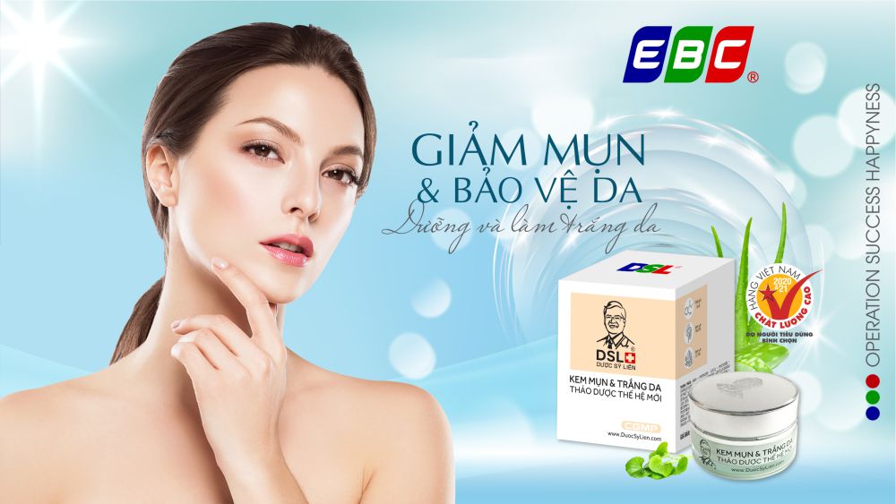 Kem mụn &amp; trắng da thảo dược thế hệ mới (12g), giảm mụn, giảm thâm, nhanh lành sẹo, dưỡng da- Dược Sĩ Liên