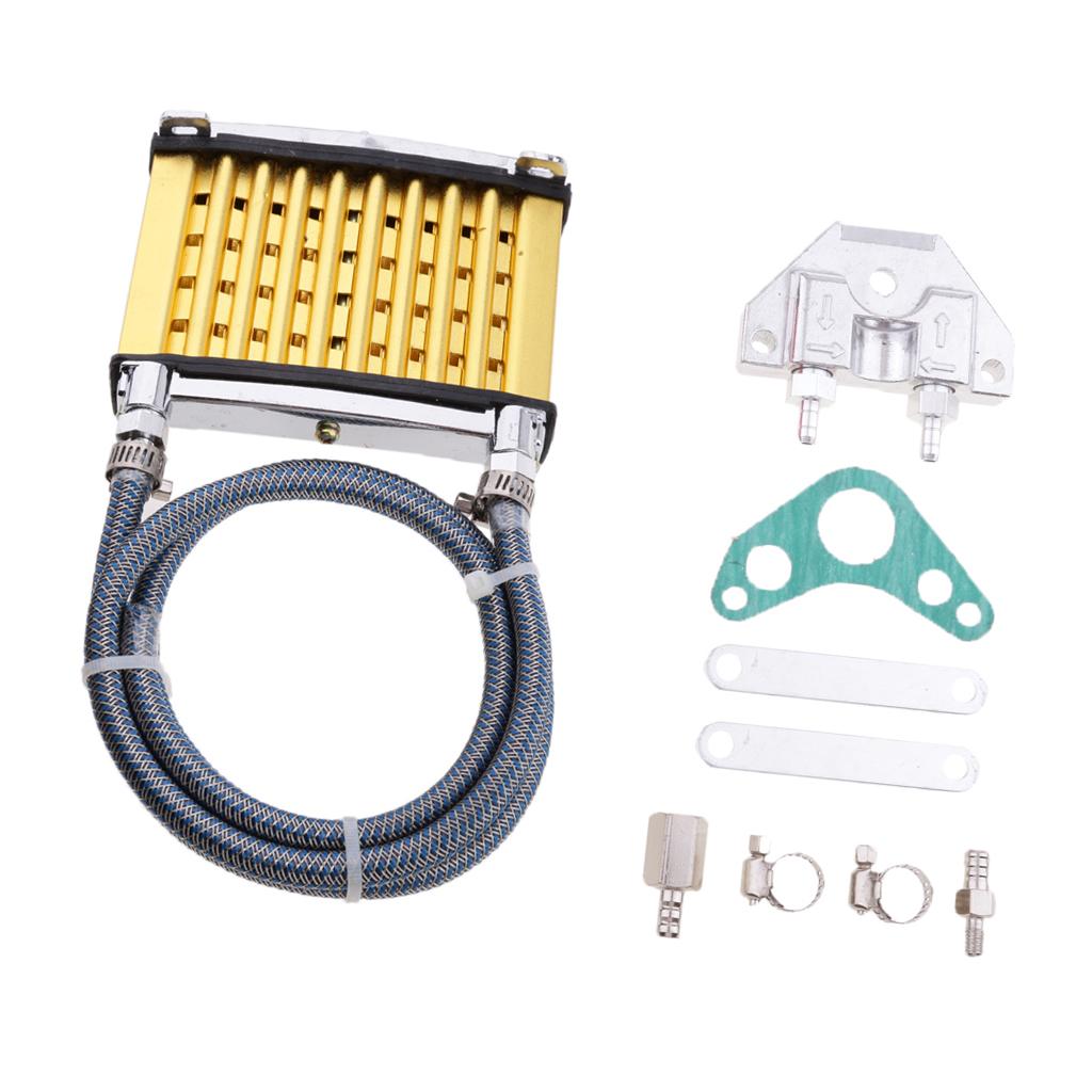 Oil Cooler Cooling Radiator For 50cc 70cc 90cc 110cc 125cc ATV Red