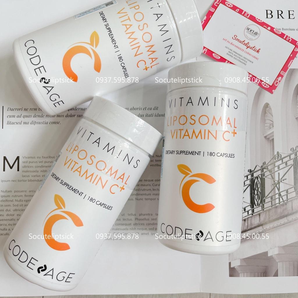 Viên Uống Liposomal Vitamin C CodeAge 180 viên
