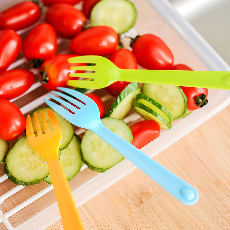 Hộp nĩa sắc màu độc đáo - Hàng nội địa Nhật