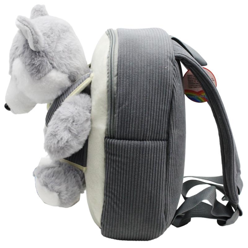 Ba Lô Mẫu Giáo Hình Sói Xám - iKid BP21006G