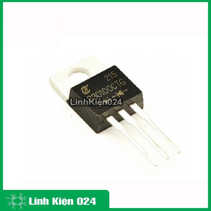MBR30100 CTG 100V 30A Kiểu Chân TO220