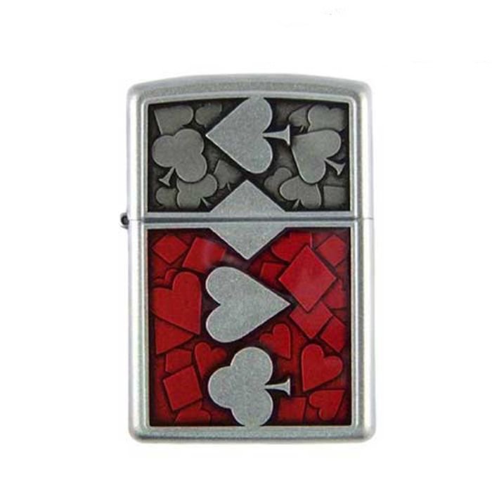 Bật Lửa Zippo 4 Card Suits Chính Hãng Usa