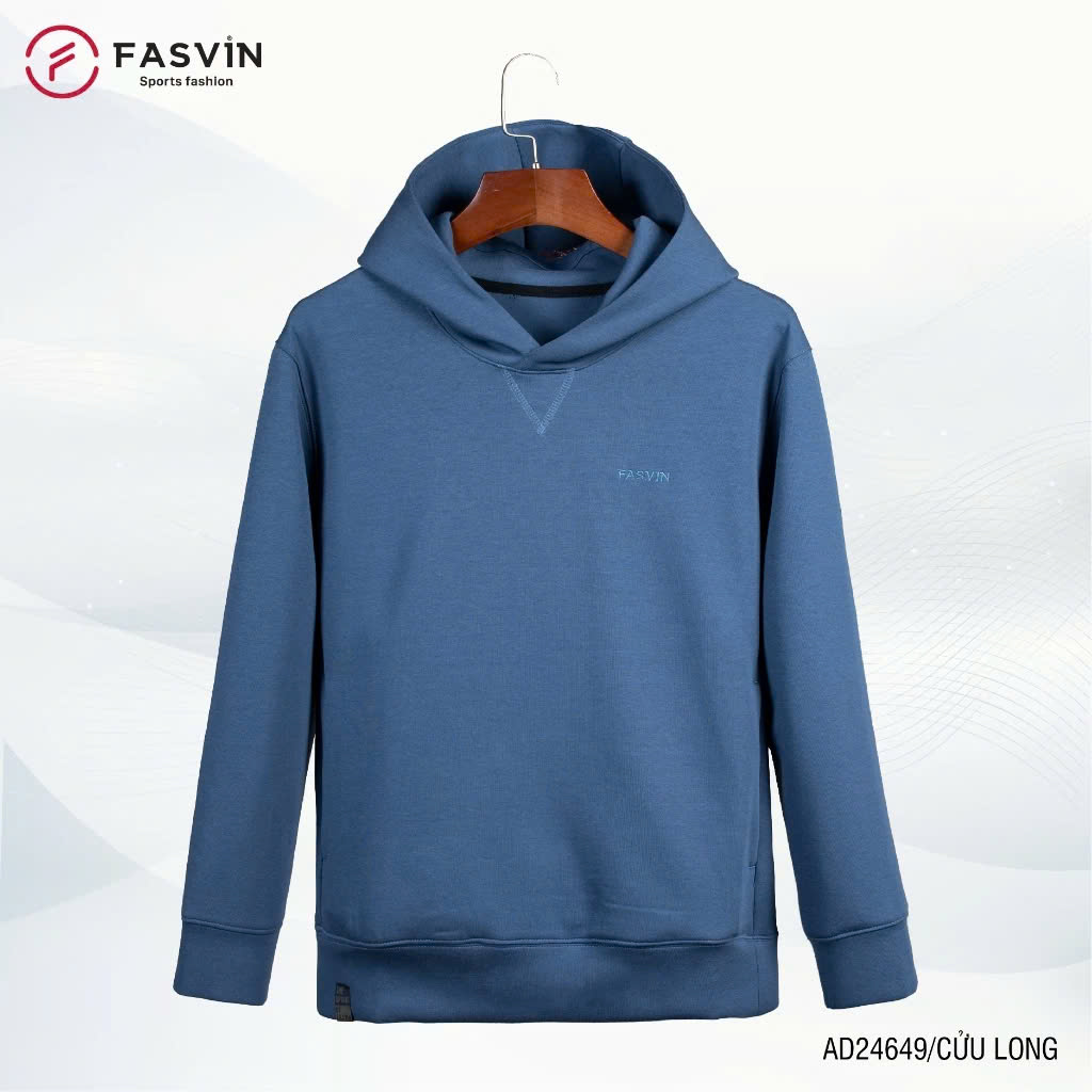 Áo Hoodie Thể Thao Nam Có Mũ Fasvin AD24649.HN Chất Vải Nỉ Mềm Mại Thoải Mái Ấm Áp