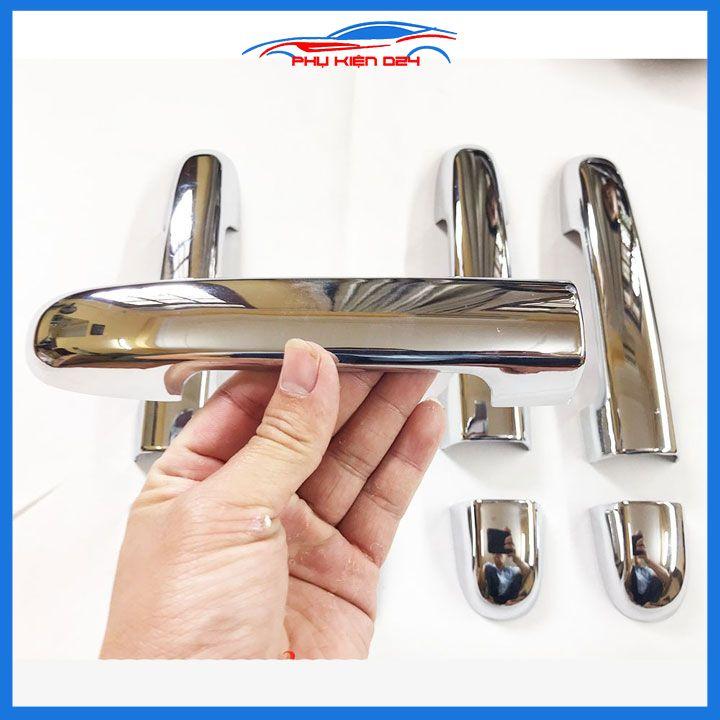 Ốp tay nắm hõm cửa Soluto 2019-2020-2021 mạ Crom chống trầy bảo vệ xe