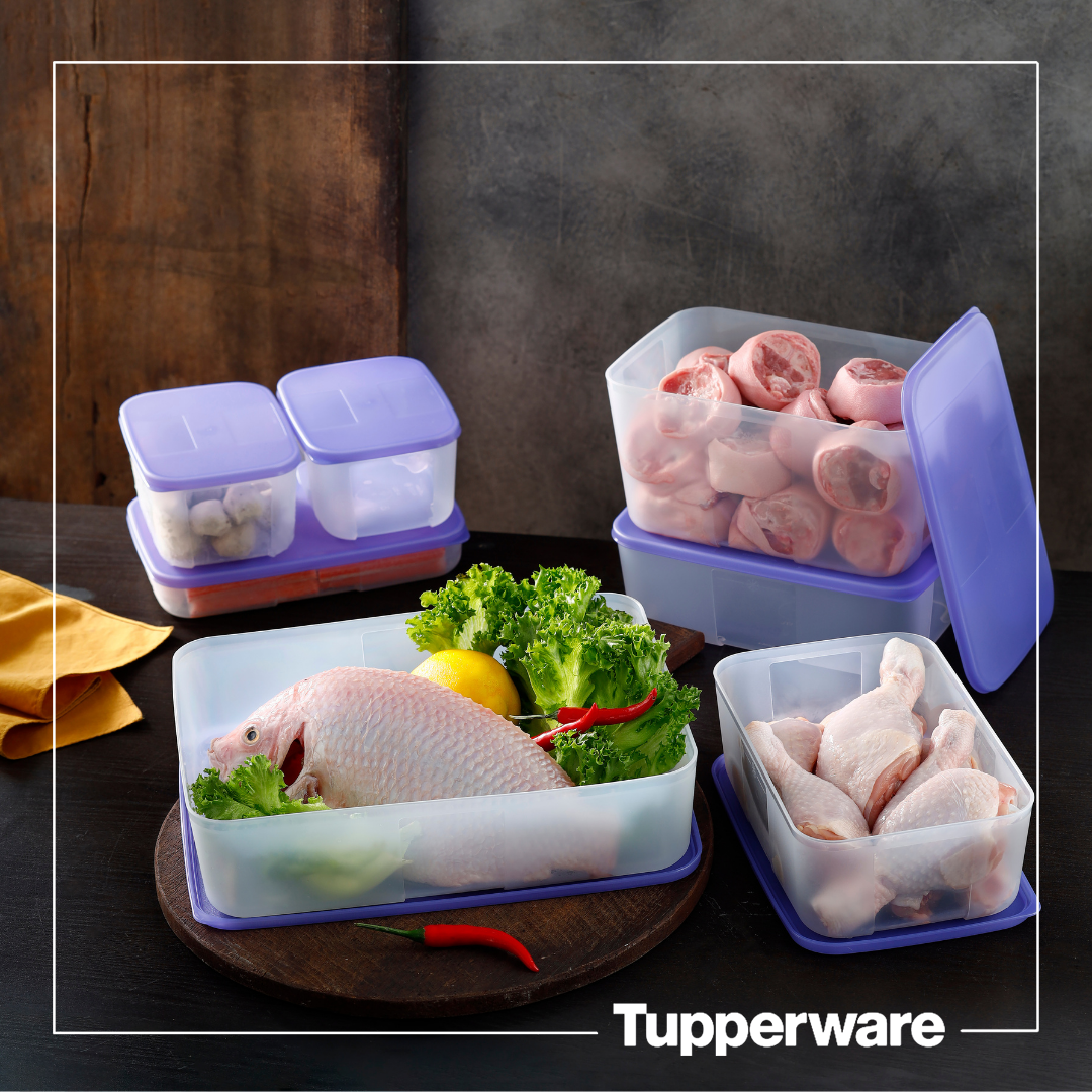 Bộ Hộp Tupperware Trữ Đông Freezermate Essentail (7 Hộp) - Hàng Chính Hãng